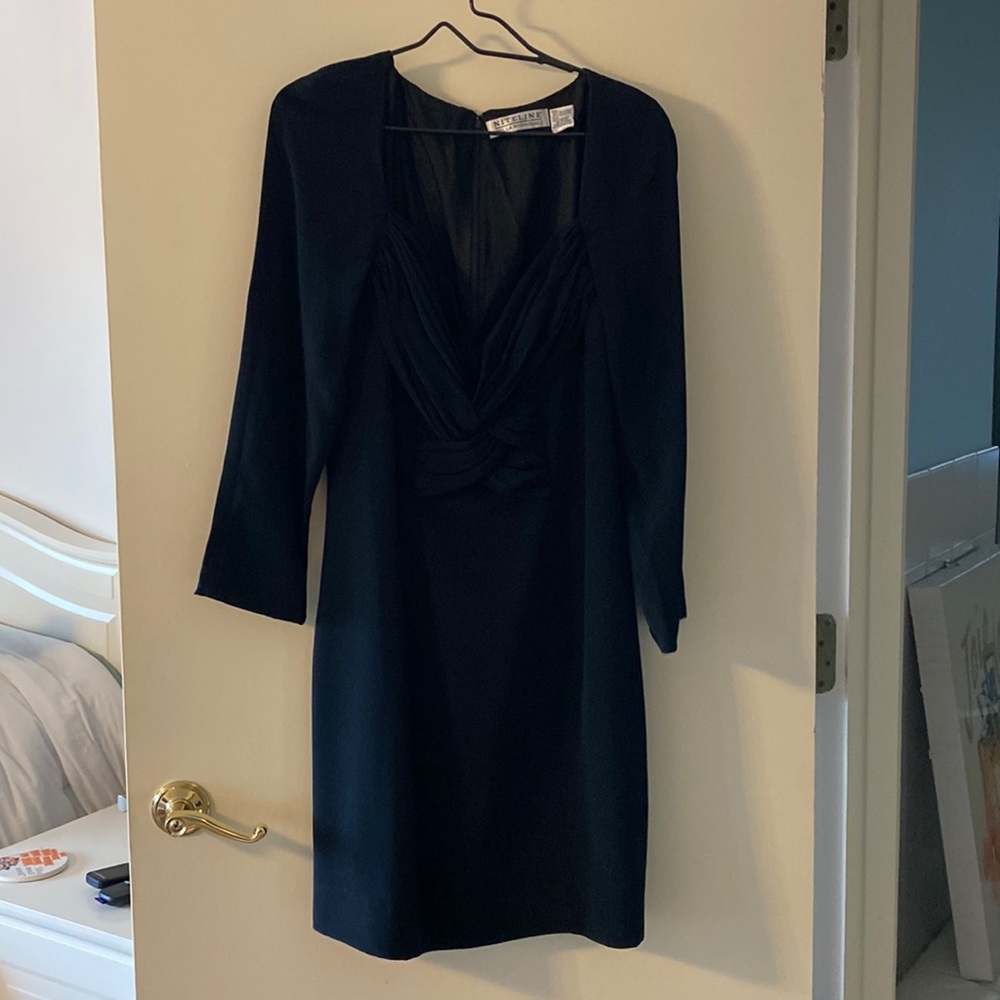 Ladies size 14 black cocktail dress